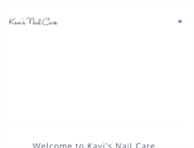 Tablet Screenshot of kavisnailcare.com